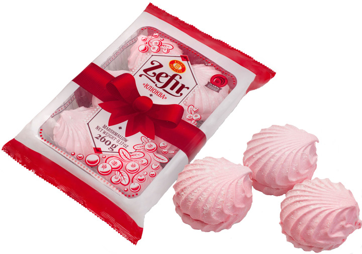 Зефір журавлина ХБФ 260г